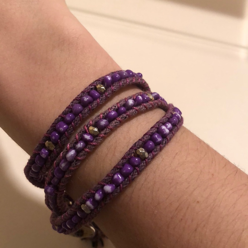 Purple Wrap Bracelet